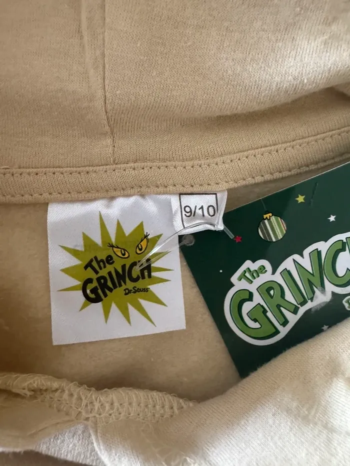 Pull à capuche grinch - photo numéro 2