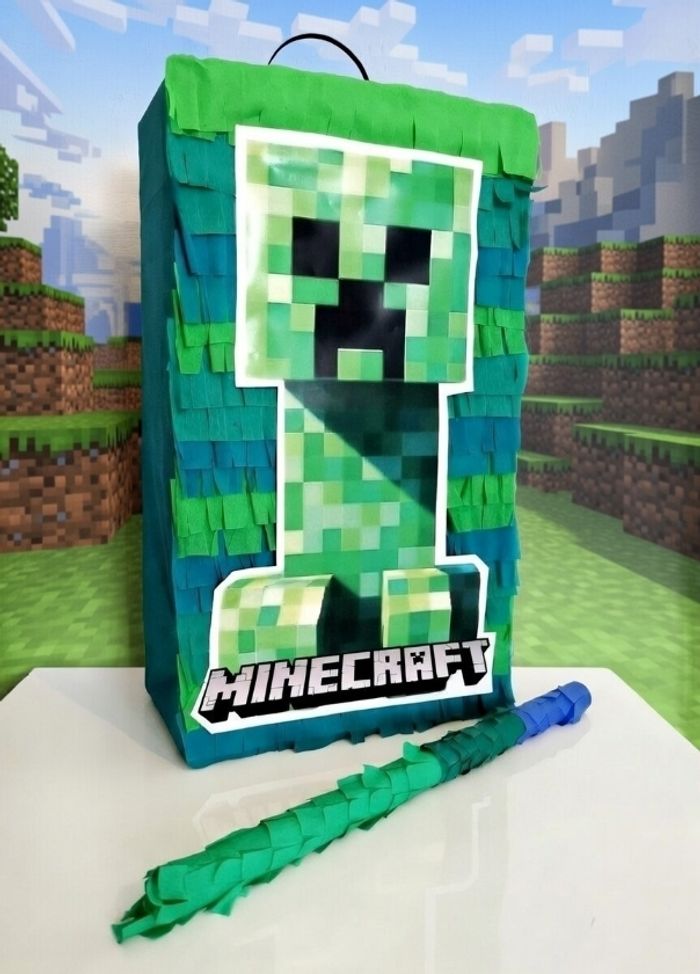 Pinata Minecraft Creeper - photo numéro 2