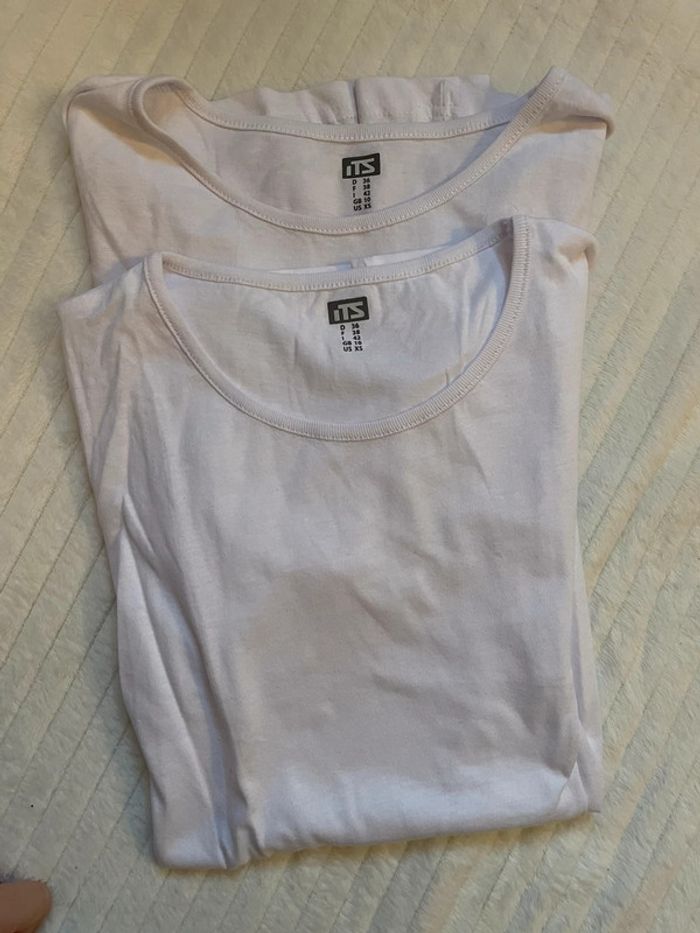 Lot t-shirt blanc - photo numéro 1