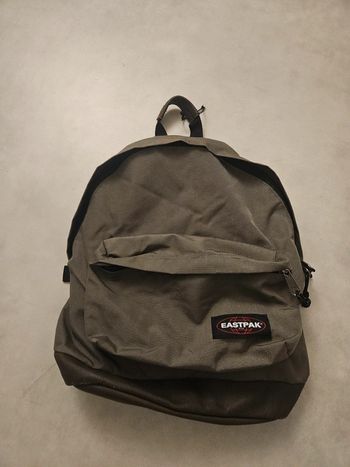 Sac à dos Eastpak Wyoming - kaki & cuir (neuf)