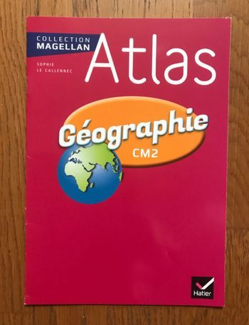 Atlas Géographie CM2 - Hatier