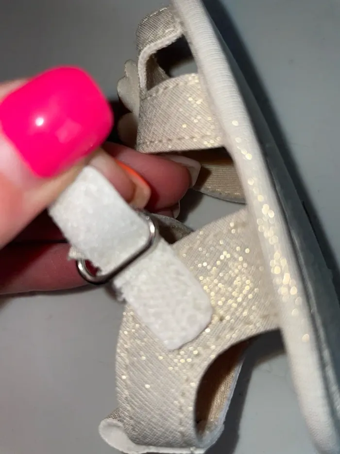 chaussure nu pied dorée - photo numéro 4