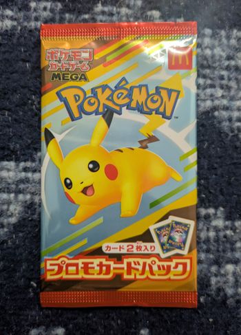 Booster Pokémon McDonald’s Japon 2025 Pikachu garanti – pack scellé