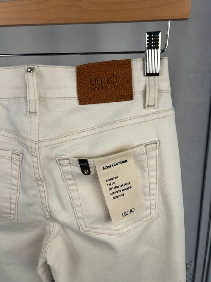 Jean slim LiuJo crème W25 L28 Neuf - photo numéro 2