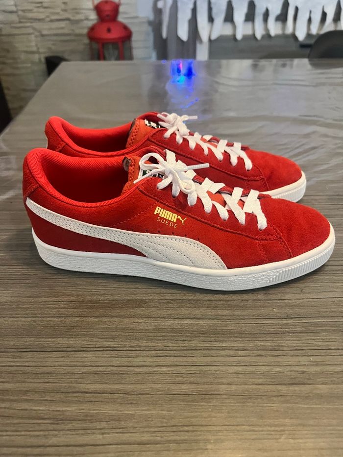 Puma  Suède  Rouge T 38 - photo numéro 6