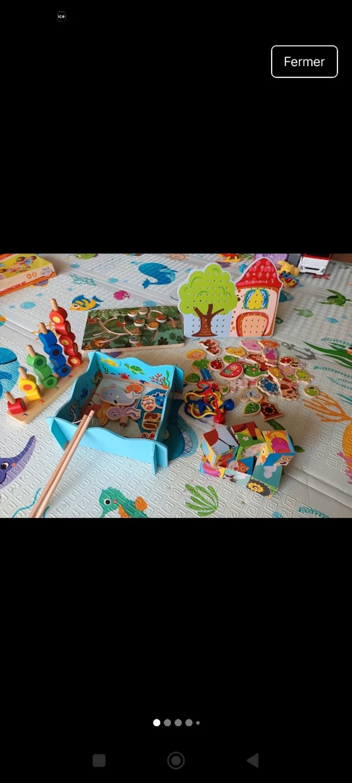 Lot de jeux en bois - photo numéro 2