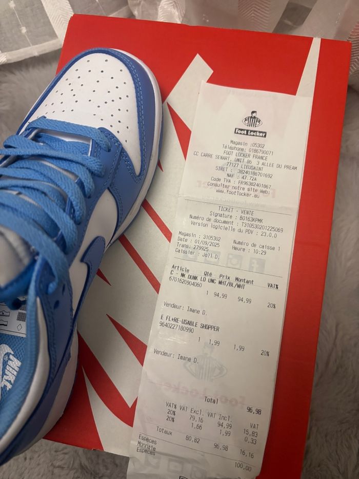 Nike dunk low bleue - photo numéro 4