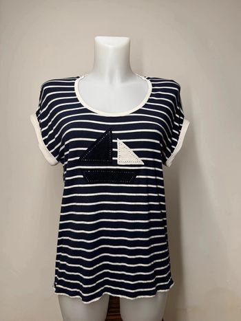 T-Shirt 123 Femme Taille 38/40 Marine