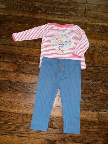 Haut sergent major et legging Bout’chou  9 mois