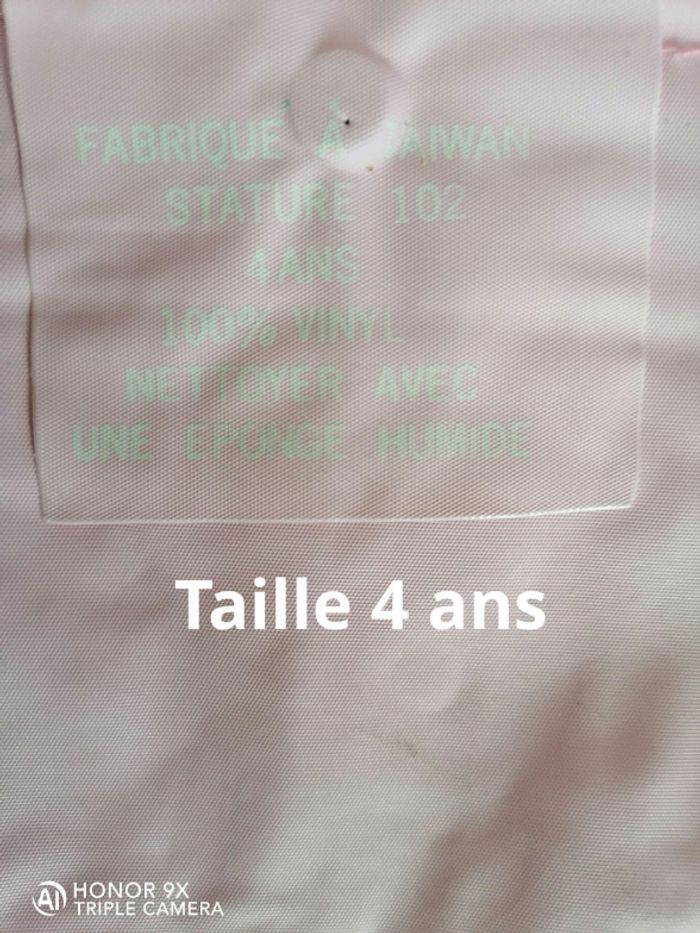 Imperméable enfant rose vynil - photo numéro 2