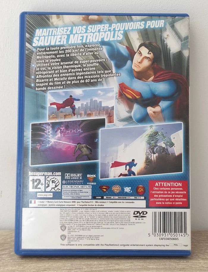 Jeu superman returns ps2 - photo numéro 3