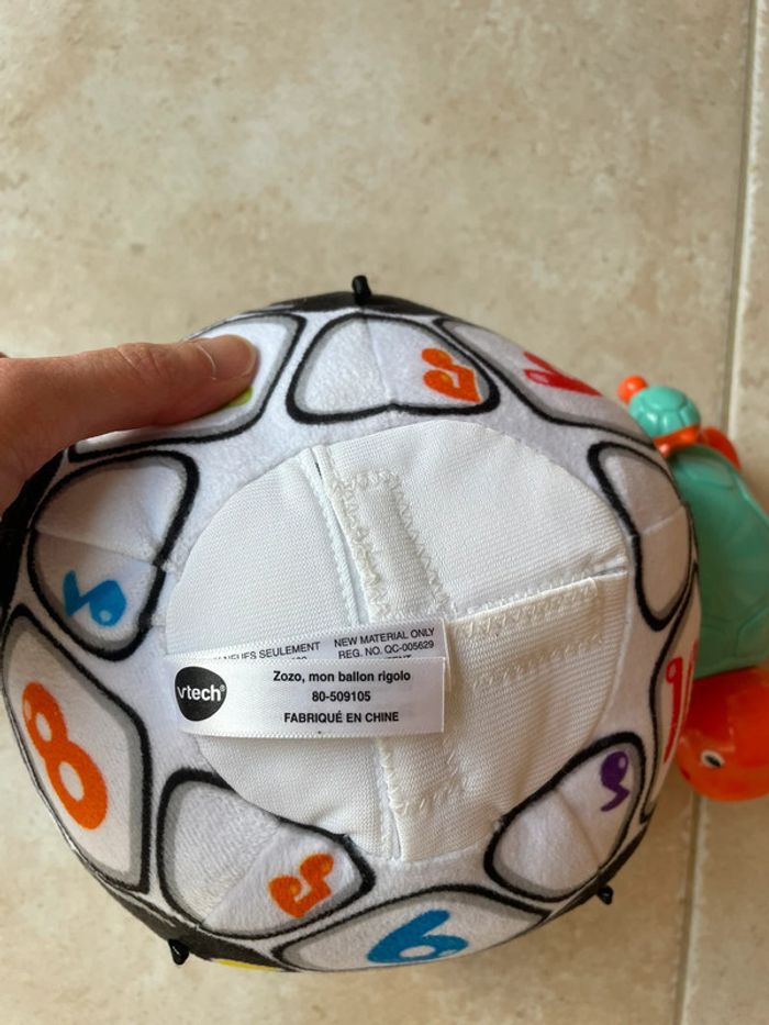 ZOZO mon ballon rigolo –tortue jouet de bain - photo numéro 3