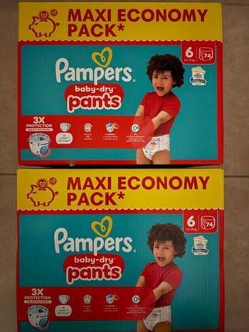 Couches Pampers Taille 6 Neuf