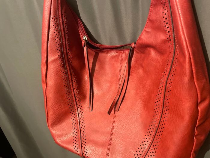 Grand Sac à main rouge - photo numéro 2