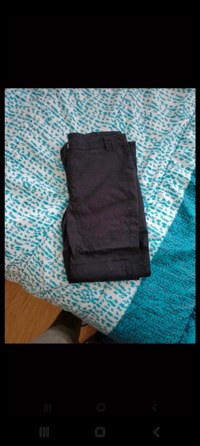 Pantalon noir type tailleur - photo numéro 2