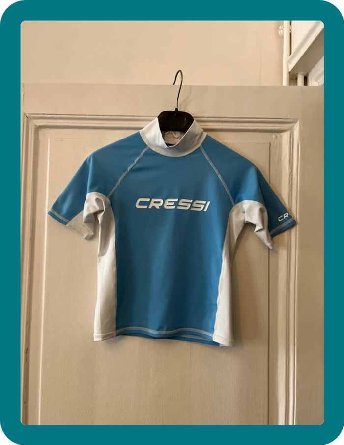 T-shirt natation anti-uv manches courtes 8 ans - Cressi