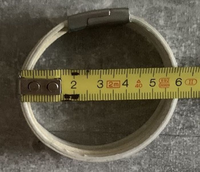 Bracelet manchette femme, fermoir magnétique, - photo numéro 5