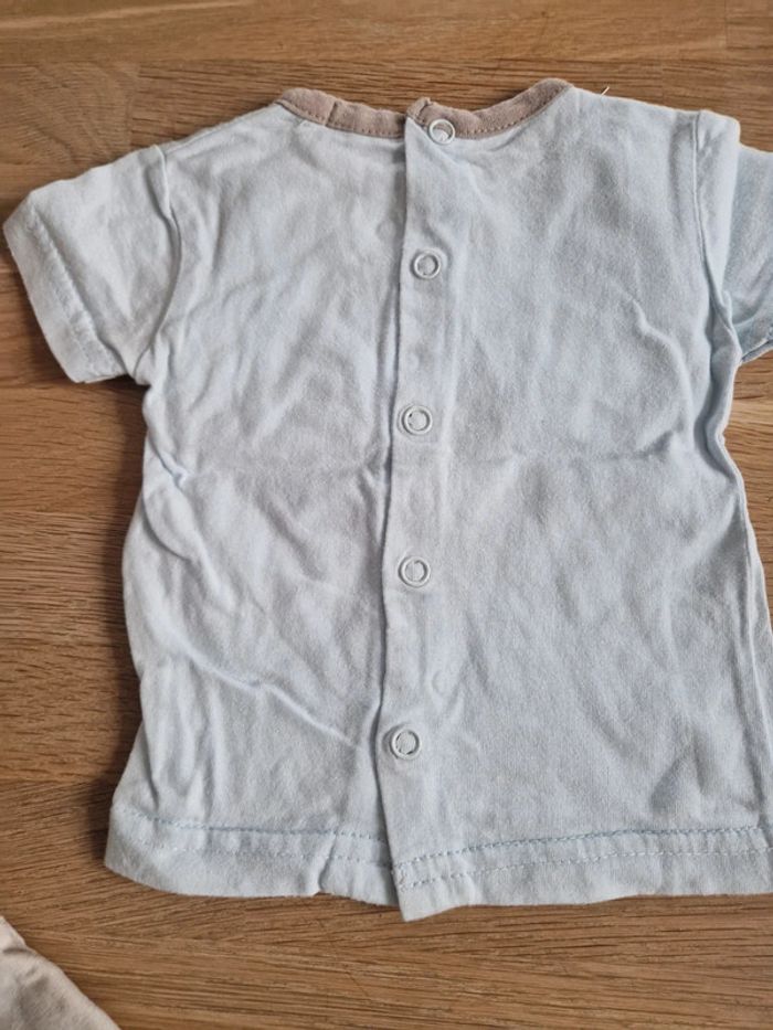 Ensemble Salopette et tee-shirt 1 mois - photo numéro 9