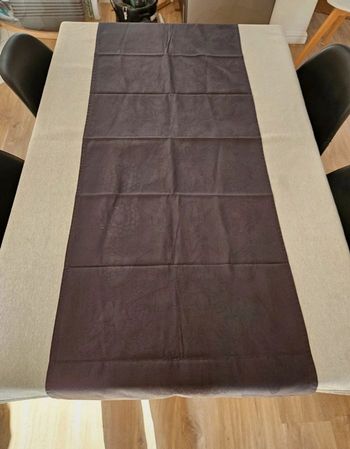 🔅 chemin de table gris très foncé