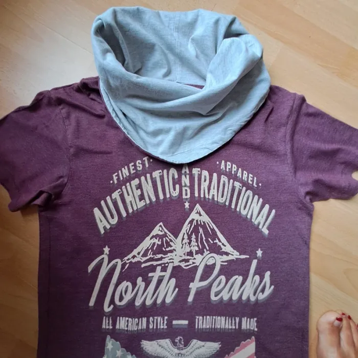 Tee-shirt col ample tailleS #cedarwoodstate - photo numéro 6