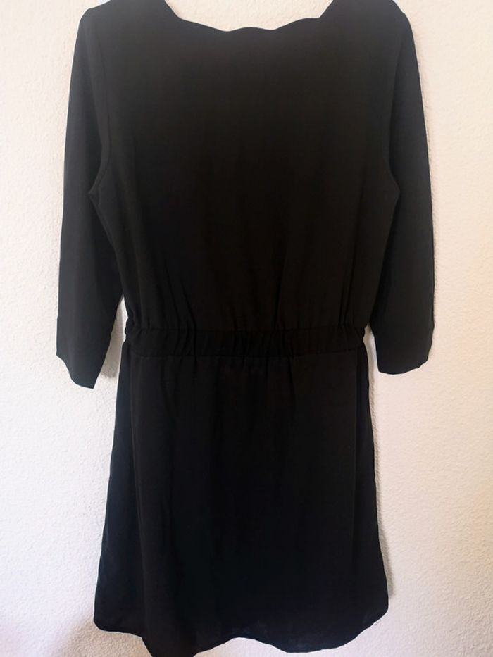 Robe noire taille élastique - photo numéro 3