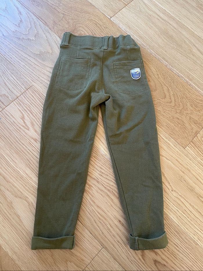 Pantalon souple à lacet kaki sergent major - photo numéro 2