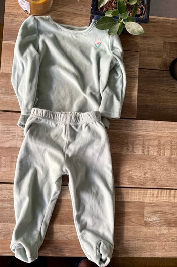 Pyjama 2 pièces bébé fille 12 mois in extenso