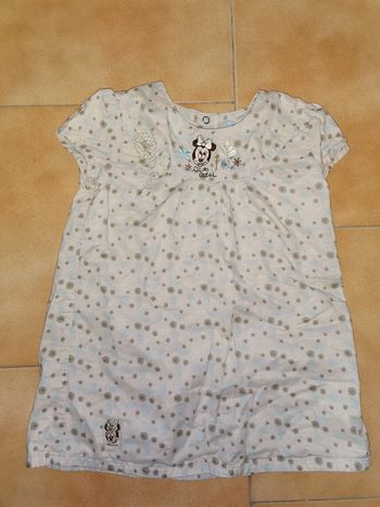 Robe à pois minnie 18mois