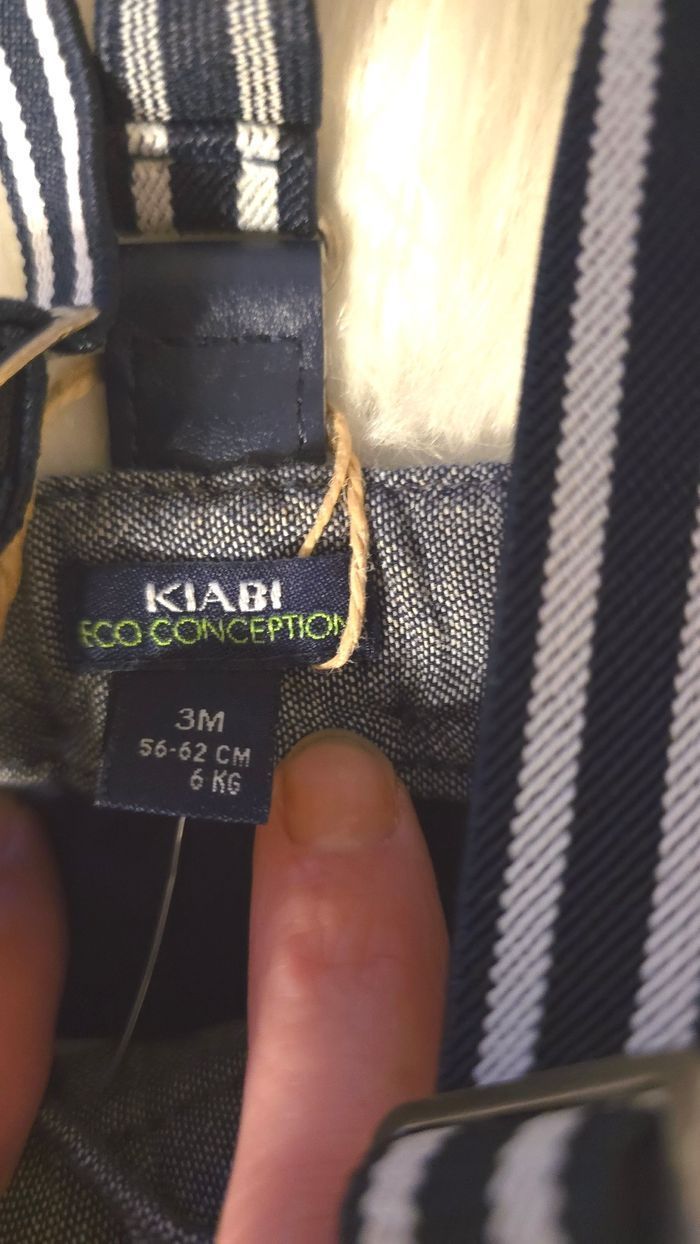 (Neufs non portés) 🏷🏷🤩😍💙superbe ensemble  Polo ml et pantalon doublé 3 mois garçon 💙😍🤩 - photo numéro 7