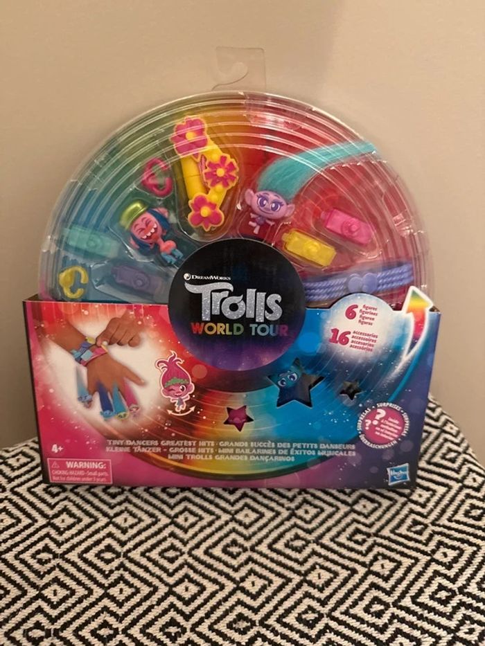 Hasbro - Coffret Trolls 6 figurines Grands succès des petits danseurs Trolls