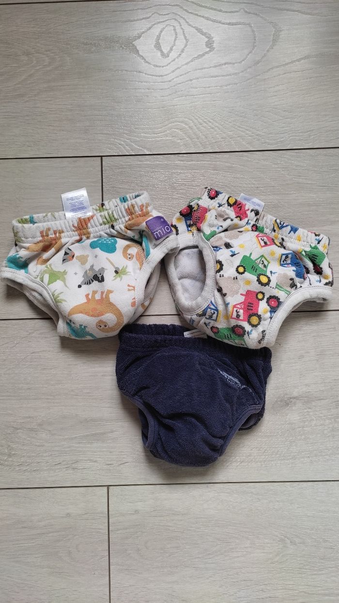 3 culottes d'apprentissage 2-3 ans.