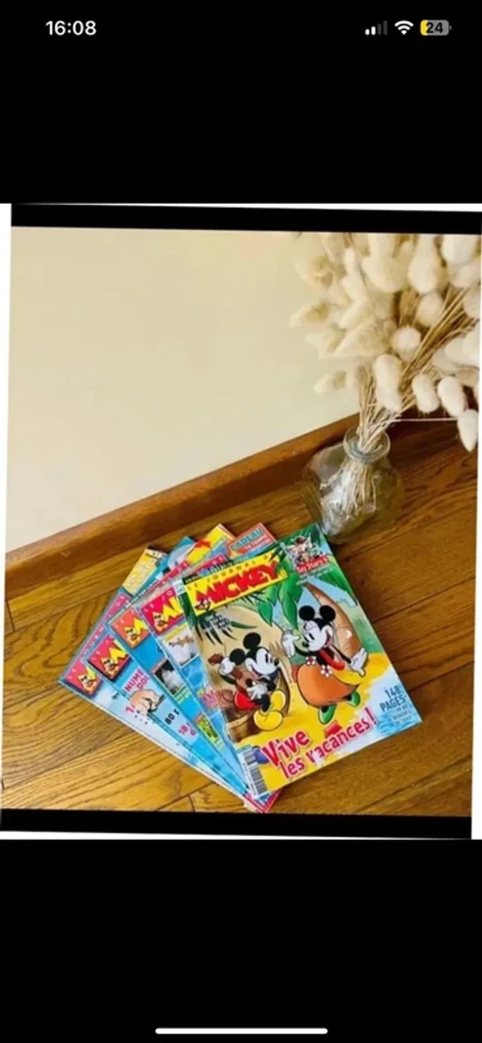 Lot 5 Bd magazine le journal de Mickey collector vintage - photo numéro 4