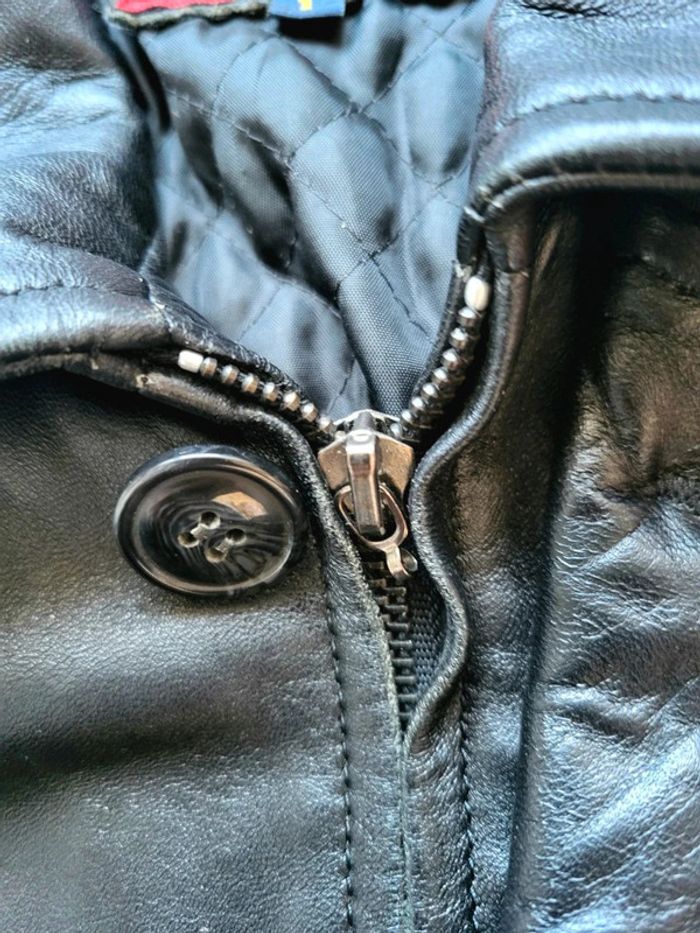Manteau en Cuir Europe Cuir - Noir - 100% Cuir Véritable - Classique & Élégant - Taille L ou XL - photo numéro 18