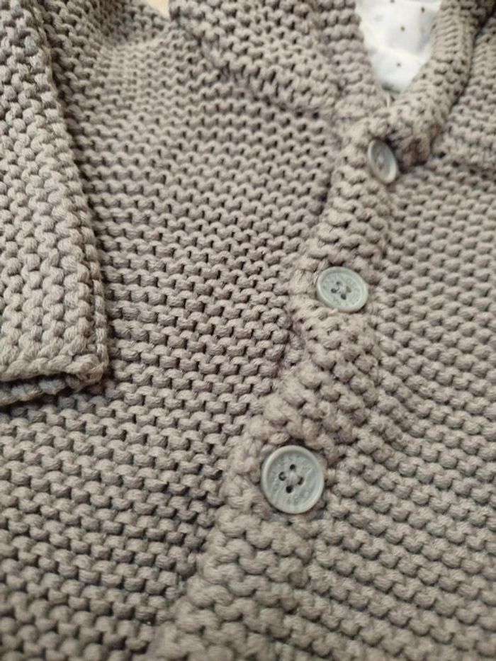 Gilet tricot boutons Orchestra 3 mois - photo numéro 5