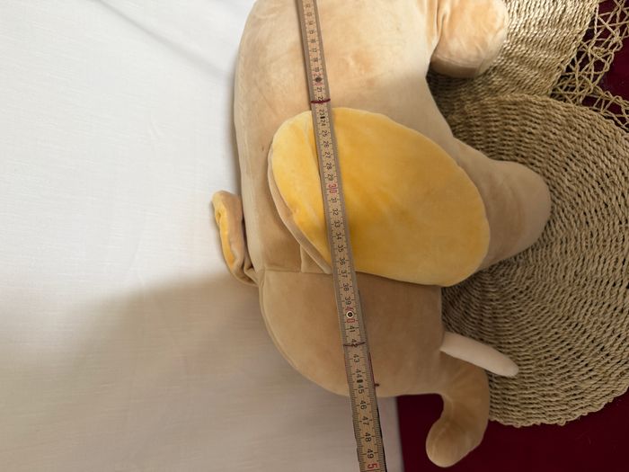 Doudou peluche musicale Elephant beige orange Les Loustics Moulin Roty - photo numéro 3