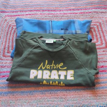Lot sweat+veste 11/12 ans