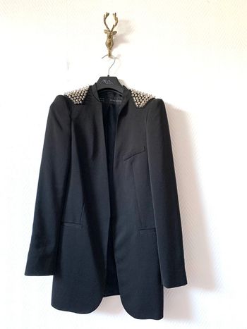 Veste longue ZARA noir neuve