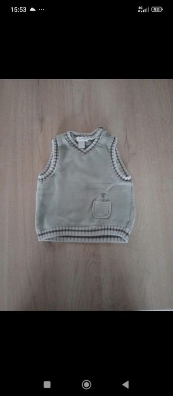 Pull sans manches garçon