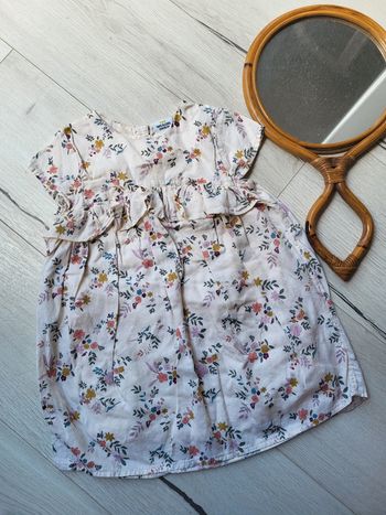 Robe à fleurs estivale tape à l'œil 2ans