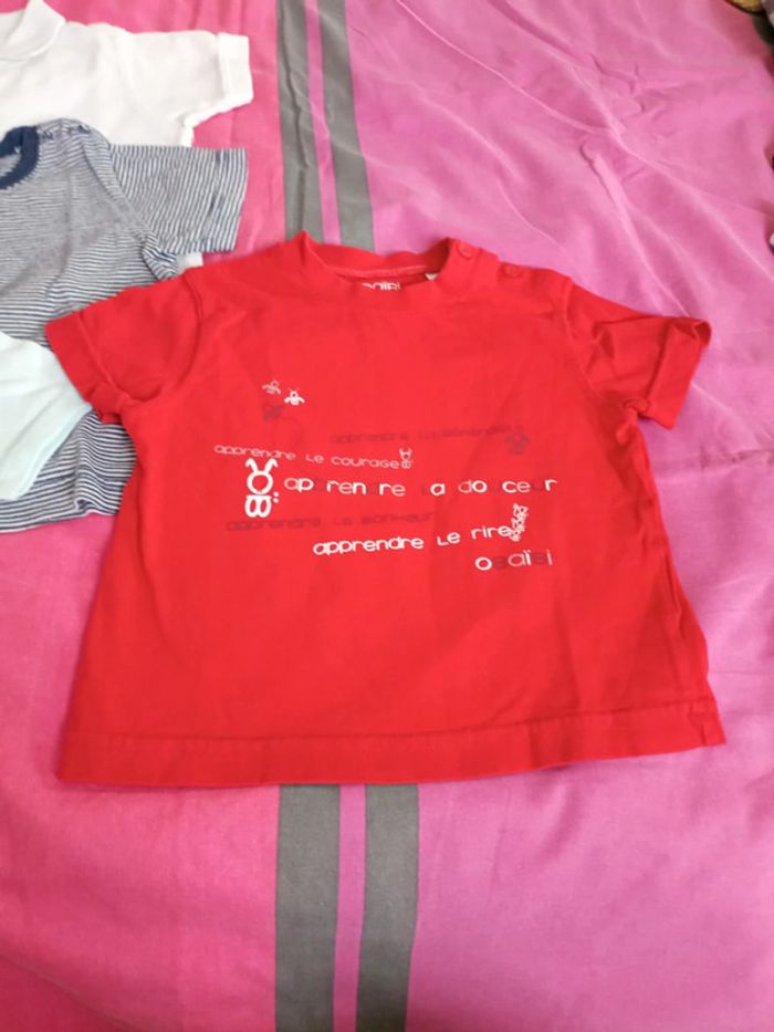 Lot t-shirt 12 mois - photo numéro 4