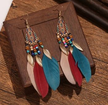 Boucles d'oreilles multico neuf