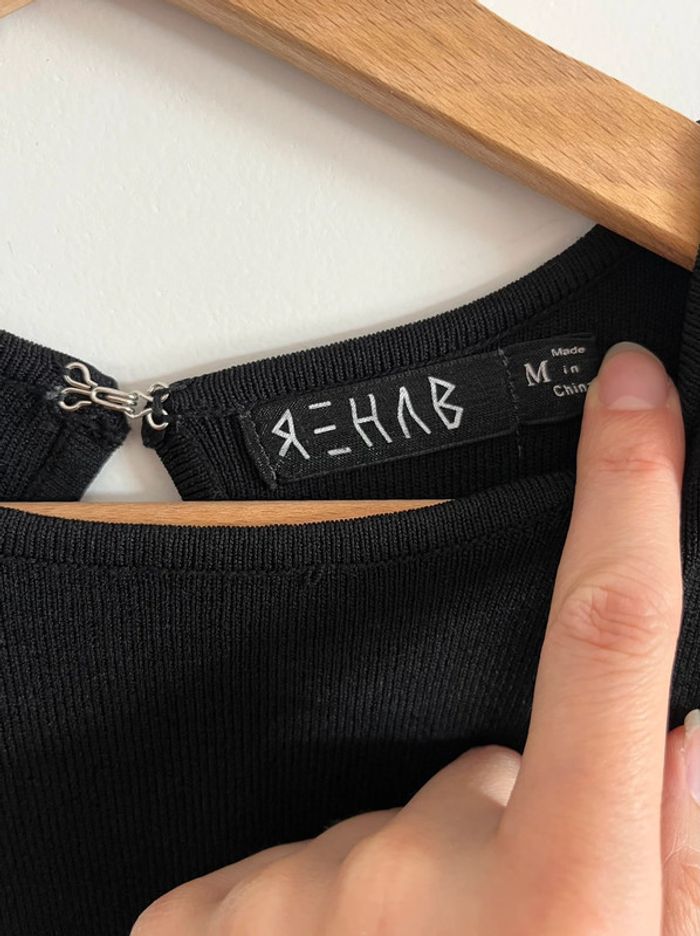 Combi short ajouré noir Rehab - photo numéro 5