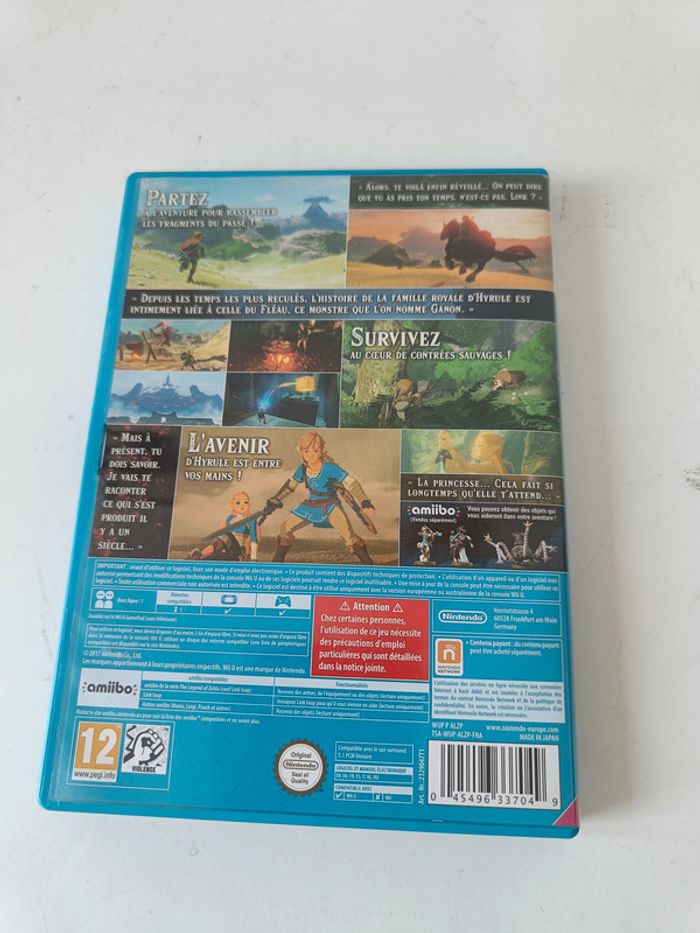 Wii u La légende de zelda breath of the wild - photo numéro 3