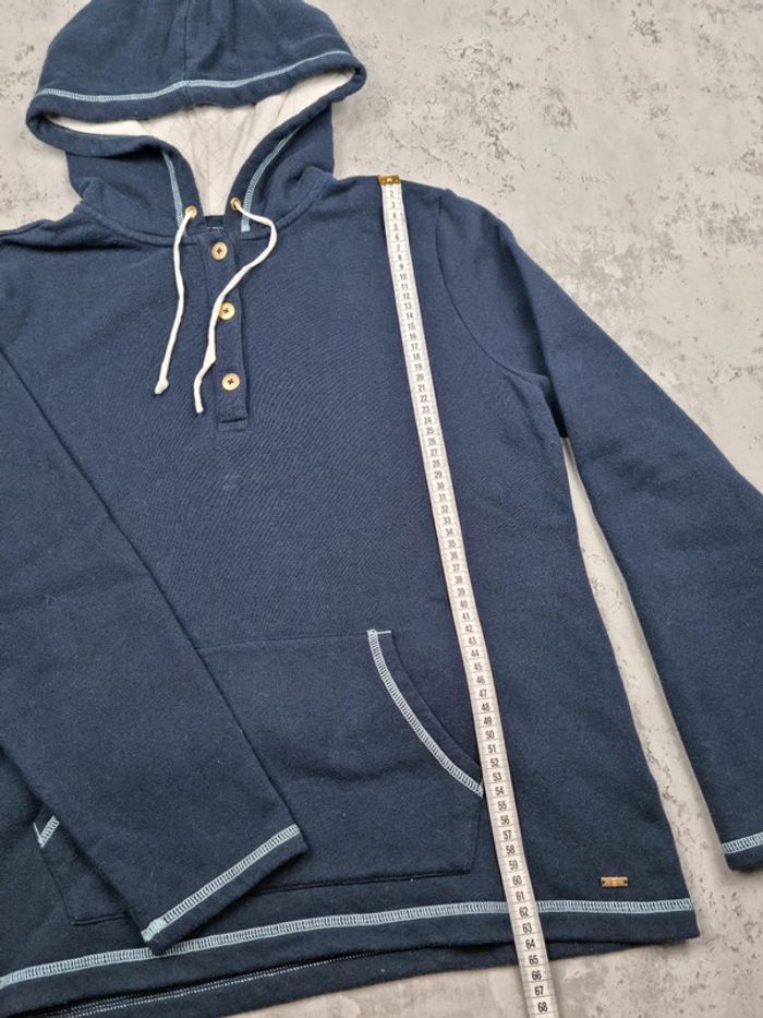 Sweat à capuche boutonné 3/4 Tommy Hilfiger bleu marine XL Femmes - photo numéro 11