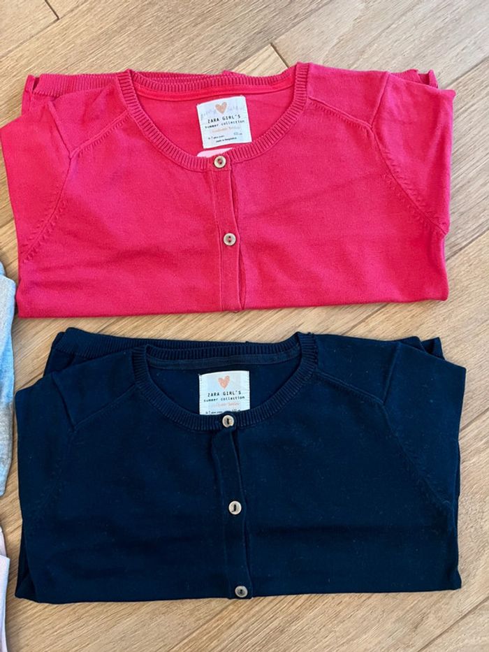 Lot de 23 vêtements automne hiver Zara fille 6 ans très bon état - photo numéro 18