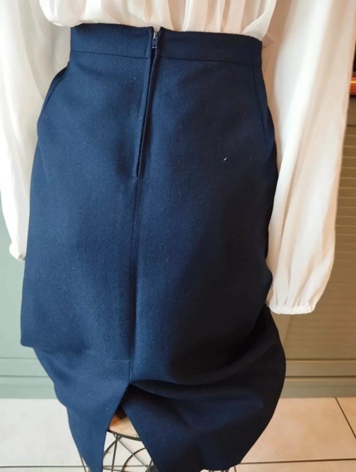 💞 Ensemble Vintage Blazer & Jupe Pure Laine T42/44💞 - photo numéro 10