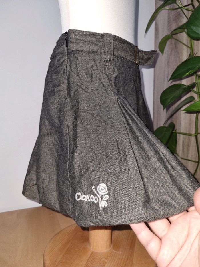 Jupe trapèze Ooxoo tissu chevron 6 ans - photo numéro 4