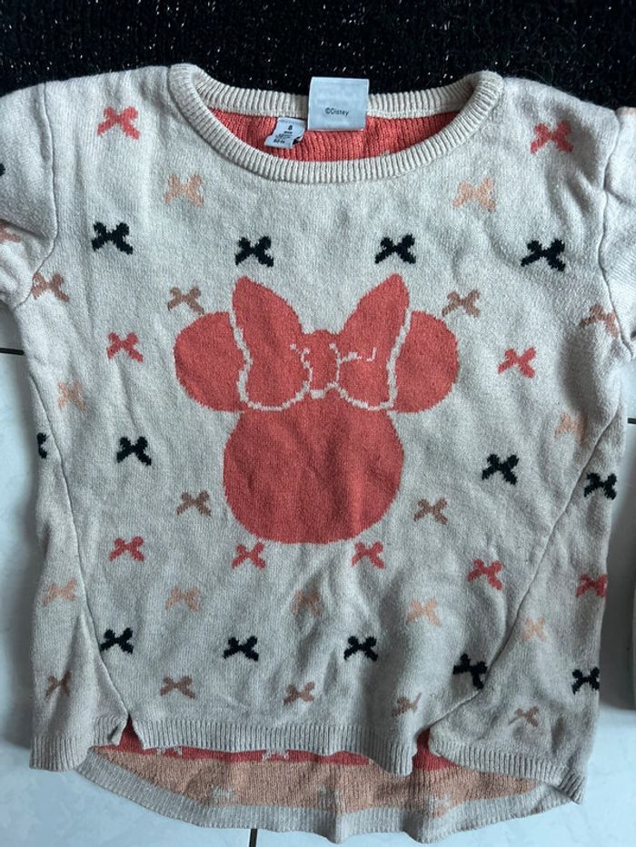 Lot de 2 pulls Minnie 8 ans - photo numéro 3
