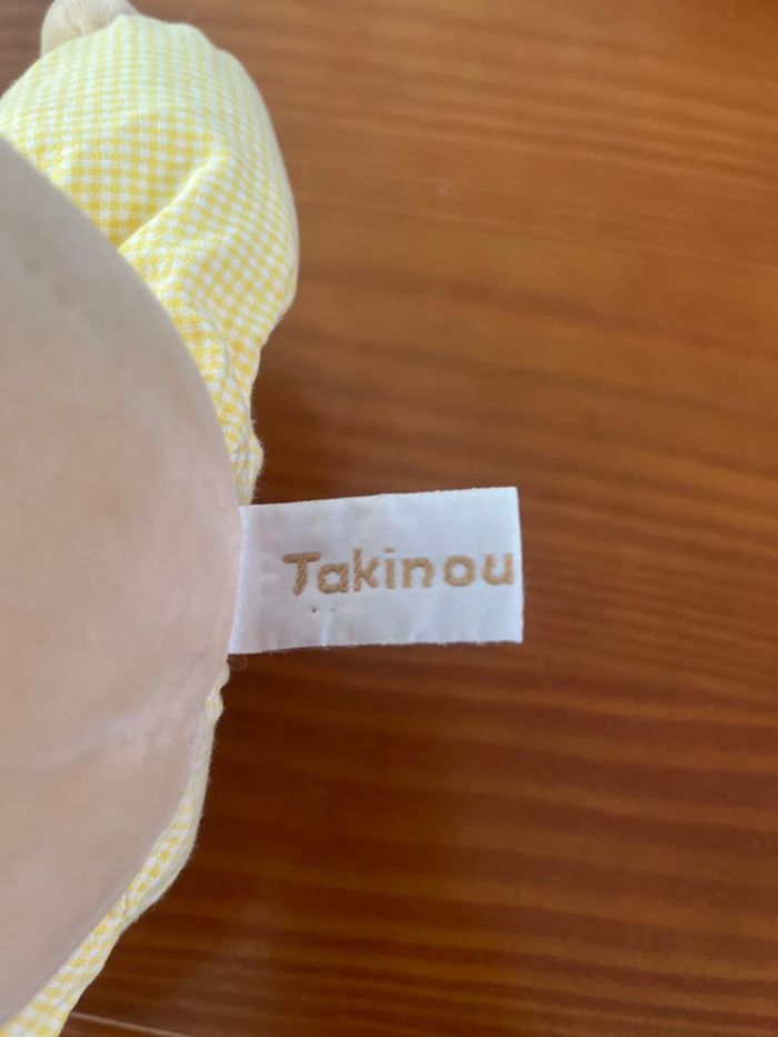 Takinou lapin peluche, doudou vintage - photo numéro 6
