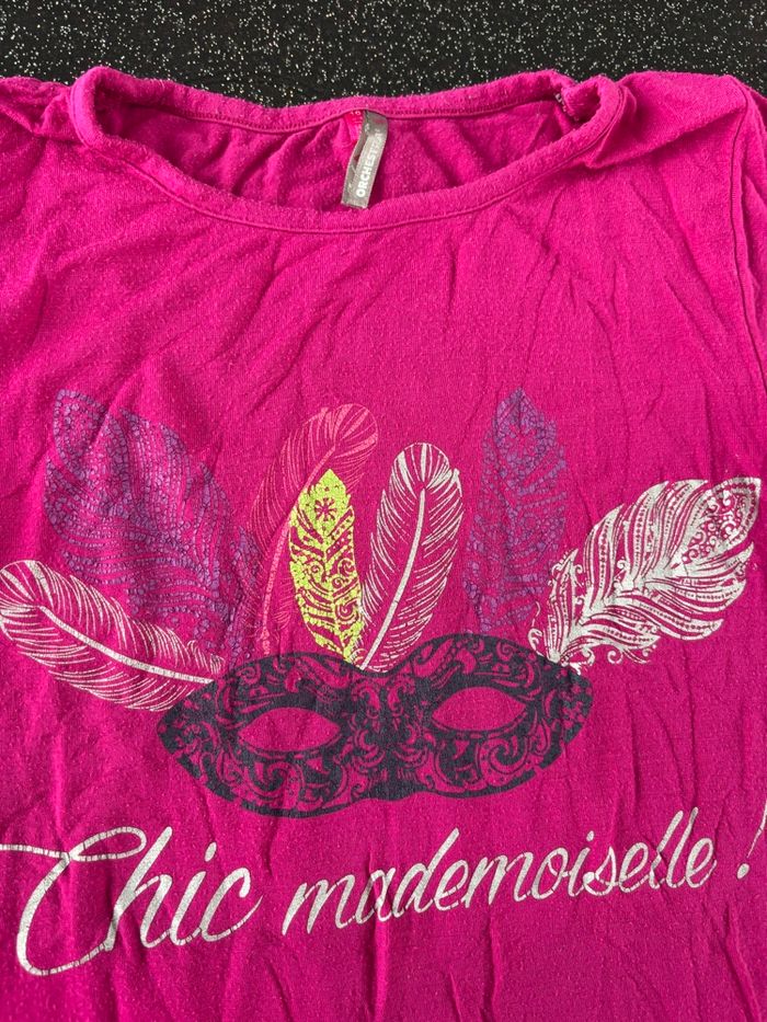 Orchestra - t-shirt rose fille 10 ans - photo numéro 2